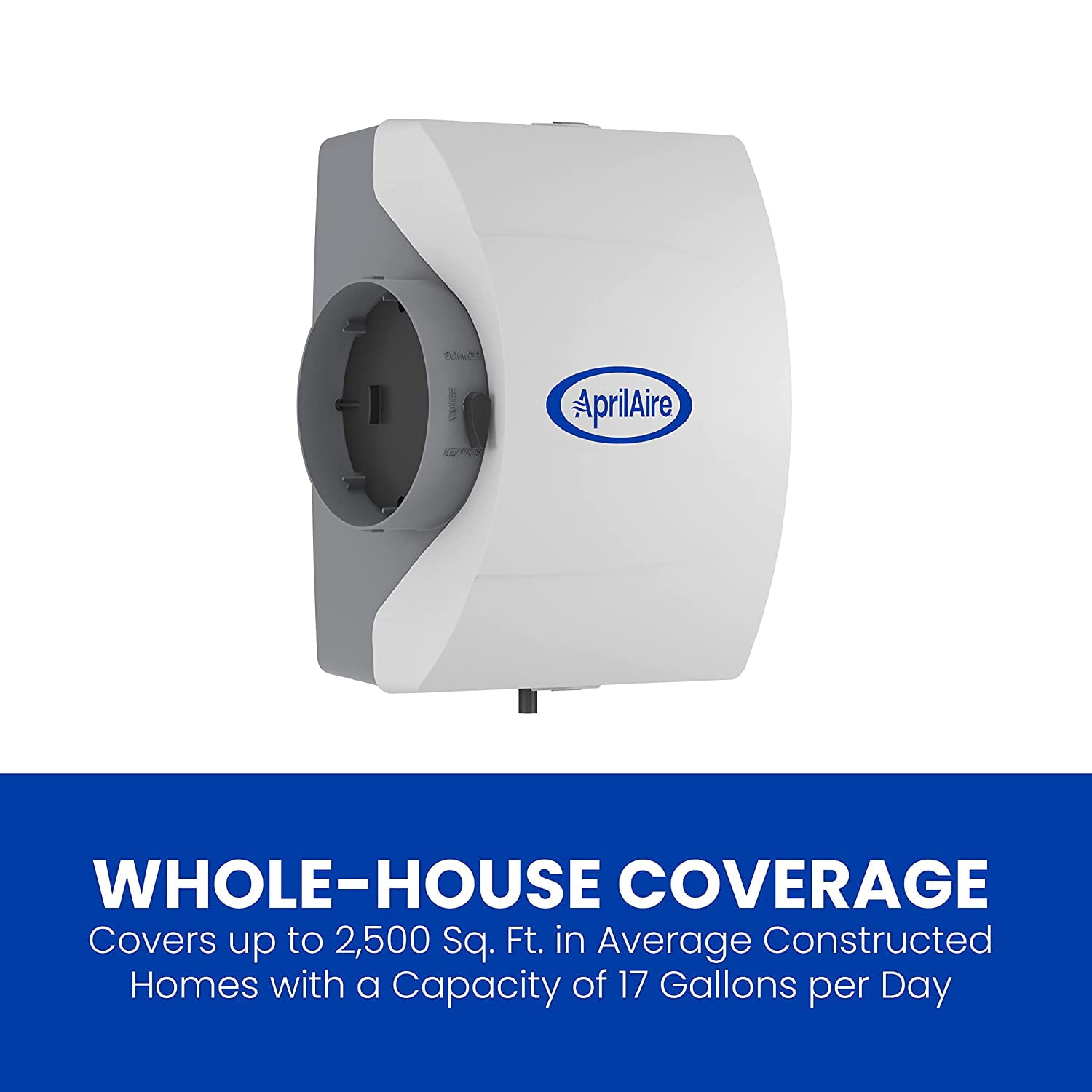 aprilaire model 600 automatic whole house large capacity furnace humidifier for up to 4,000 square feet