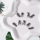 thumbnail image 4 of Uñas postizas cuadradas cortas con acabado cromado plateado blanco, uñas postizas doradas Sxvme, uñas acrílicas de metal con acabado espejo, uñas postizas metálicas de longitud media, uñas brillantes, 4 of 8