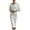 White, variant on CIENVNSTG Women's Maxi Dress Solided Color Classic Comfortable Beach Dress Elegant Eye-Catching Cocktail Dresses for Women L