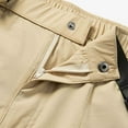 thumbnail image 3 of Men's Hiking Cargo Shorts Lightweight Solid-Color Loose Casual Shorts with Zipper Pocket Outdoor Tactical Camping Shorts, 3 of 6