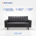 thumbnail image 2 of Sillón Sofá Cama Austin Reclinable 3 Posiciones Tipo Cuero Cómodo Chocolate, 2 of 7