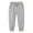 Gray, variant on Bellafa Toddler Boys Baggy Sweatpants Elastic High Waist Drawstring Cuffs Jogger Kids Casual Cotton Fall Winter Solid Color Pants