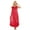 Red, variant on Diufon Women's Nightgowns Summer Silk Stain Sleeveless Midi Pajamas Dress Plus Size Loose Home Sleepwear