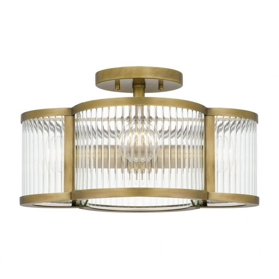 Quoizel Lighting - Aster - 4 Light Semi-Flush Mount In Traditional Style-8.25