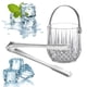 thumbnail image 1 of Cubo enfriador de vino, cubo de bebidas para fiestas, enfriador de bebidas con recipiente de hielo, cubo de hielo, cubo de almacenamiento de acrílico , ronda clara Macarena Cubeta de hielo, 1 of 8