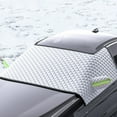 thumbnail image 2 of Windshield Cover for Ice and Snow Car Windshield Snow Cover Suitable for Ice and Snow Winter Car Windshield Cover Thick Frost Cover Suitable for Most Cars Suv and Small Trucks 70X50 Inches, 2 of 9