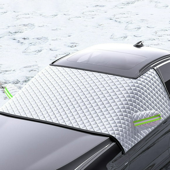 TIMIFIS Cars Snow Shield Car Windshield Snow Cover for Ice Frost Winter Car Cover Windscreen Covers Thicken Thickness Frost Guard for Most Cars Suvs and Small Trucks 70X50 Inches
