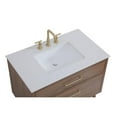 thumbnail image 5 of Elegant Kitchen and Bath 36 inch bathroom vanity in Walnut Brown, 5 of 5