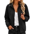 thumbnail image 3 of Ihhxva Softshell Jacket for Women Quick Dry Fit Attached Hood Packable Design Outdoor Windbreaker S-2XL, 3 of 9