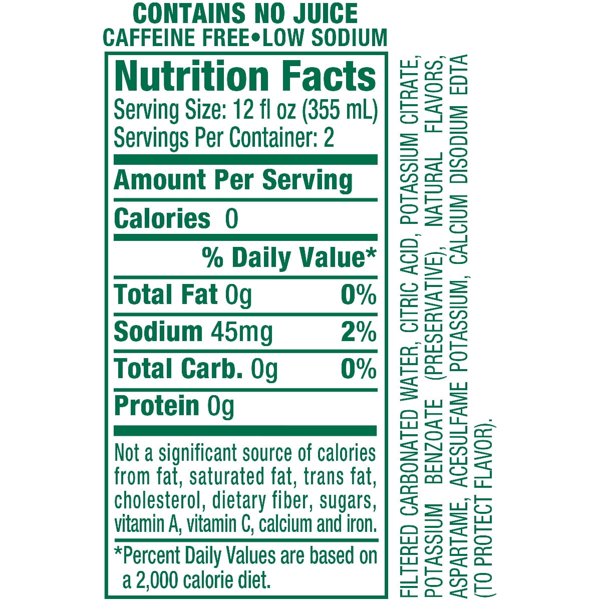 7up Nutrition Facts Nutrition Ftempo