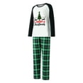 thumbnail image 4 of DuAnyozu Matching Family Pajamas Sets Long Sleeve Christmas Reindeer Plaid Pjs Striped Women Holiday Sleepwear Homewear, 4 of 9