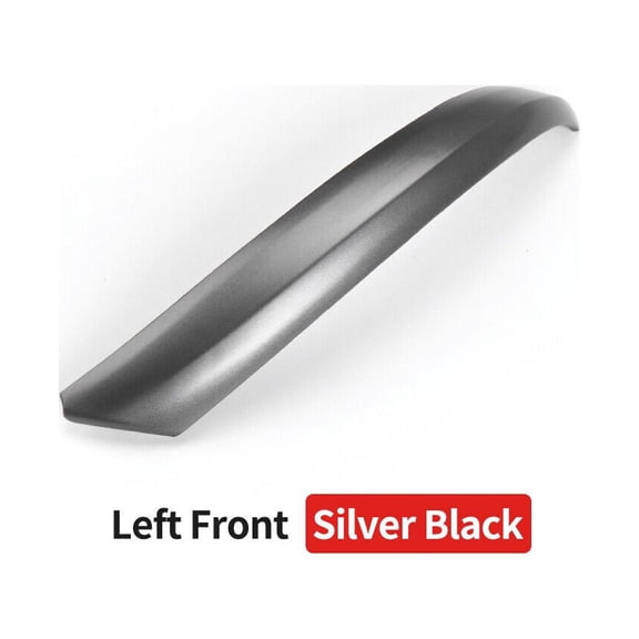 Partscollect Car Inner Handle Interior Door Panel Pull Trim Cover Compatible for BMW X5 E53 1999 2000 2001 2002 2003 2004 2005 2006 Replaces OE# 51417122201 (Silver Front Left Cover)
