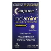 Windmill Vitamins Sleep Soundly Melamint With Probiotics Chewable Mints, 30 Ea, 3 Pack