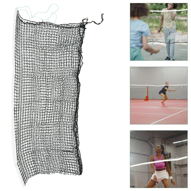LABELEPH 1Set Black Badminton Net for Sports Enthusiasts Friends Sports Play Portable Volleyball Net Wear Resist Badminton Net