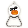 thumbnail image 1 of Tres calabazas Halloween Hallowmas Acero inoxidable Metal cerveza tapa sacacorchos, 1 of 3