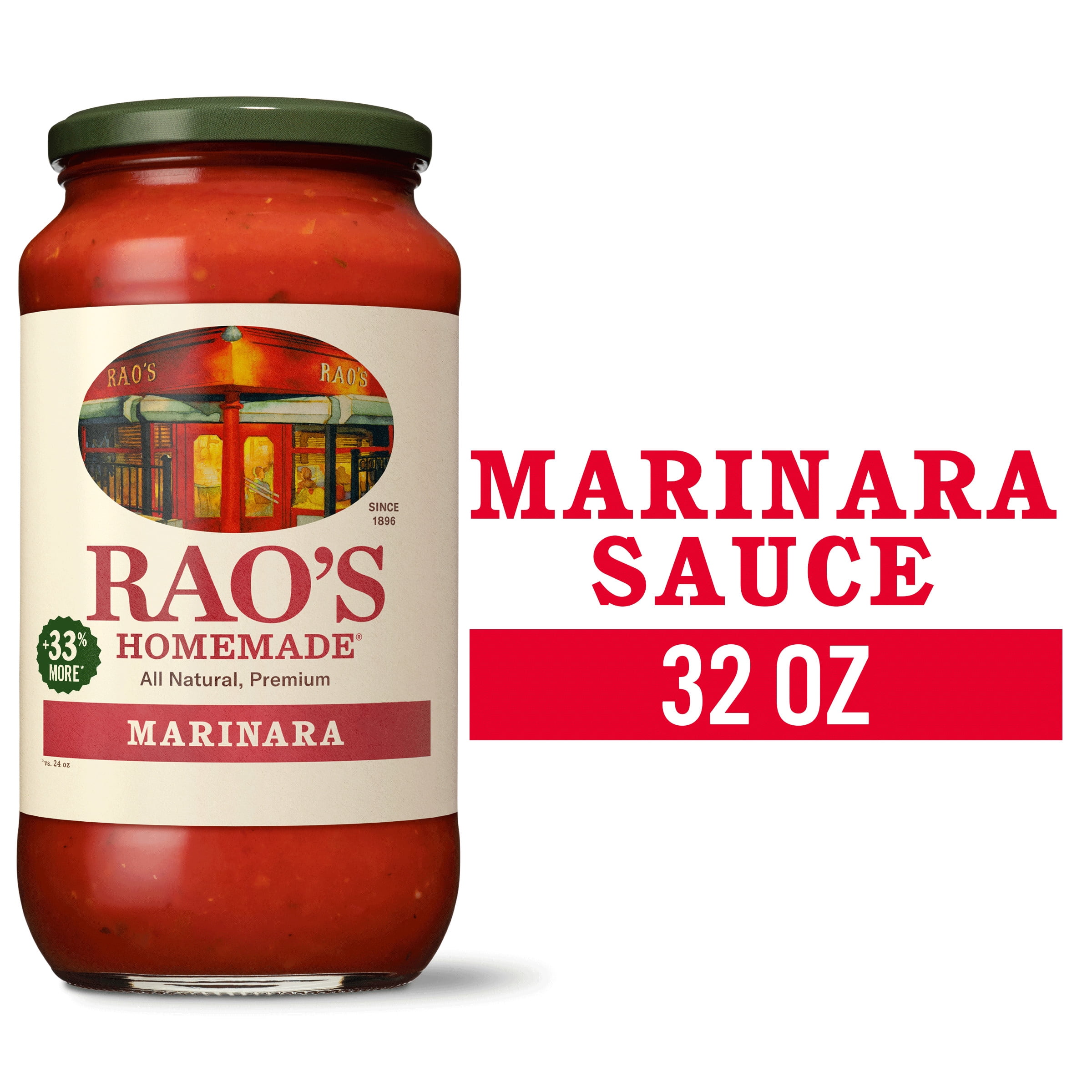 (3 pack) Rao's Homemade Marinara Sauce Made with Italian Tomatoes, 32 oz