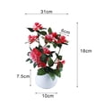 thumbnail image 5 of 1 Set Artificial Potted Plant Portable Fadeless Plastic Home Decor Simulation Flower for Wedding, 5 of 7
