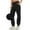 Black, variant on Women's Sweatpants Fleece Joggers with Pockets Lounge Sweat Pants Tapered Casual Running Workout