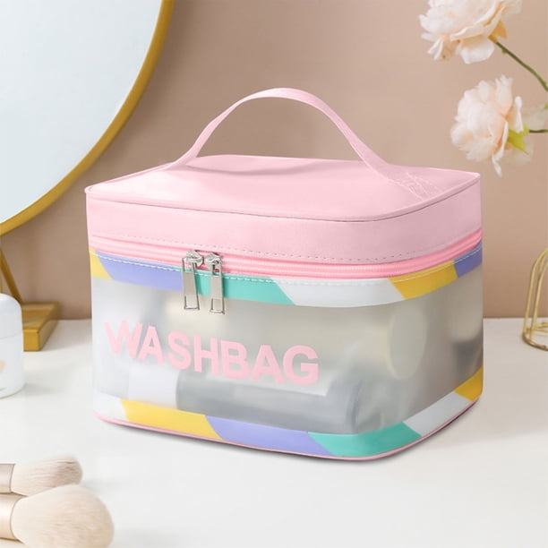 Outdoor Large Capacity Colorful Wash Bag Portable PVC Makeup Bag
