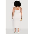thumbnail image 4 of Womens Plus Size Textured Knit Side Slit Midi Dress, 4 of 4