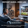 thumbnail image 3 of AOC Wireless Headphones for TV Watching - 2.4GHz Plug & Play Transmitter, Zero Audio Delay, 48H Battery, Over Ear Headset with Bluetooth 5.4 - for Seniors, TV Watching, Home Theater, 3 of 9