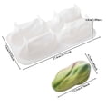thumbnail image 1 of Molde de silicona con forma de nuez para hornear bizcocho francés, ideal para postres. Moldes flexibles antiadherentes para horno o congelador. Utensilios de silicona de grado alimenticio para, 1 of 8