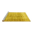 thumbnail image 2 of Ahgly Company Machine Washable Indoor Rectangle Persian Yellow Traditional Area Rugs, 2' x 4', 2 of 4