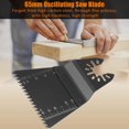 thumbnail image 4 of 5pcs 65mm Multifunction High Carbon Steel Oscillating Multi Tool Saw Blade for Metal Wood Plastic, 4 of 5