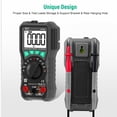 thumbnail image 3 of FUYI FY76 Digital Multimeter with Auto/Manual Range, 6000 Counts, Backlit LCD, Capacitance & Frequency Measurement, VFC Voltage, Black, Battery Not Included, 3 of 6