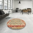 thumbnail image 4 of Ahgly Company Machine Washable Indoor Rectangle Contemporary Chocolate Brown Area Rugs, 5' x 8', 4 of 7
