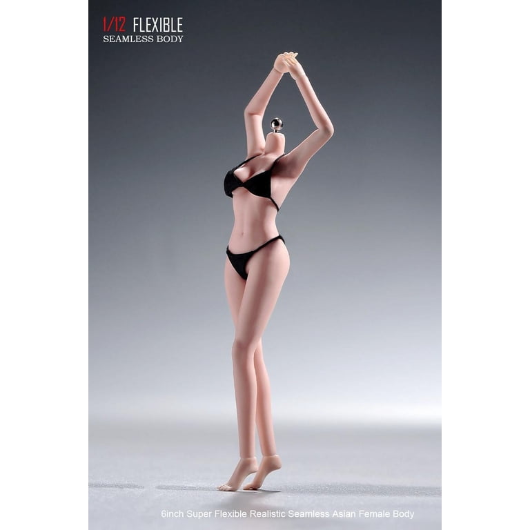 T305 1/12 Scale Super Flexible Seamless Body with Detachable Feet