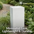 thumbnail image 3 of Sunnydaze Indoor/Outdoor Rectangular Polystone Bubble Fountain - Fog, 3 of 10