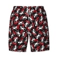 thumbnail image 4 of Lsque Mens Swim Trunks Salamander Pattern - Bathing Suit Compression Liner - Beach Swim Shorts Swimwear - (S-3XL) - Stretch Quick Dry -X-Large, 4 of 9