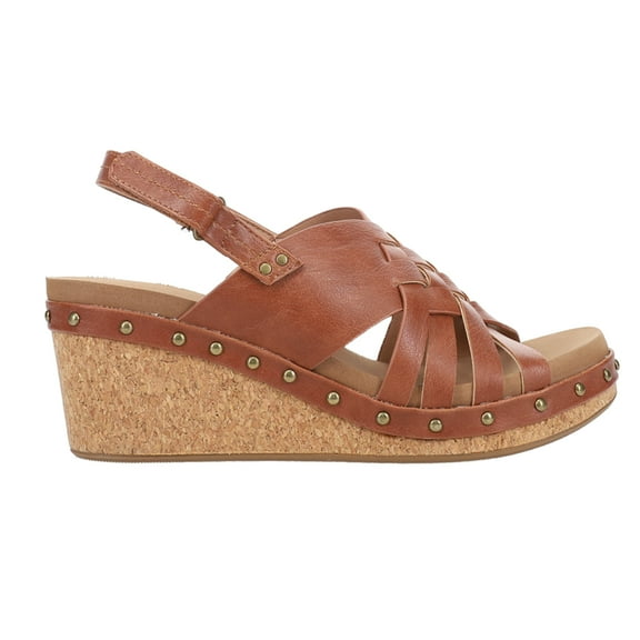 Corkys Womens Dream Weaver Studded Wedge  Casual Shoes