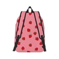 thumbnail image 3 of Balery Strawberries Vintage Canvas Backpack for Men and Women - Large Capacity, Durable Travel Laptop Bag for School, Work, Hiking, and Outdoor Activities, 3 of 7