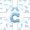 White Blue C, variant on Erosebridal Monogrammed J Twin Quilt Set for Boys Girls, Blue Princess Ribbon Twin Coverlet Set, 2pcs