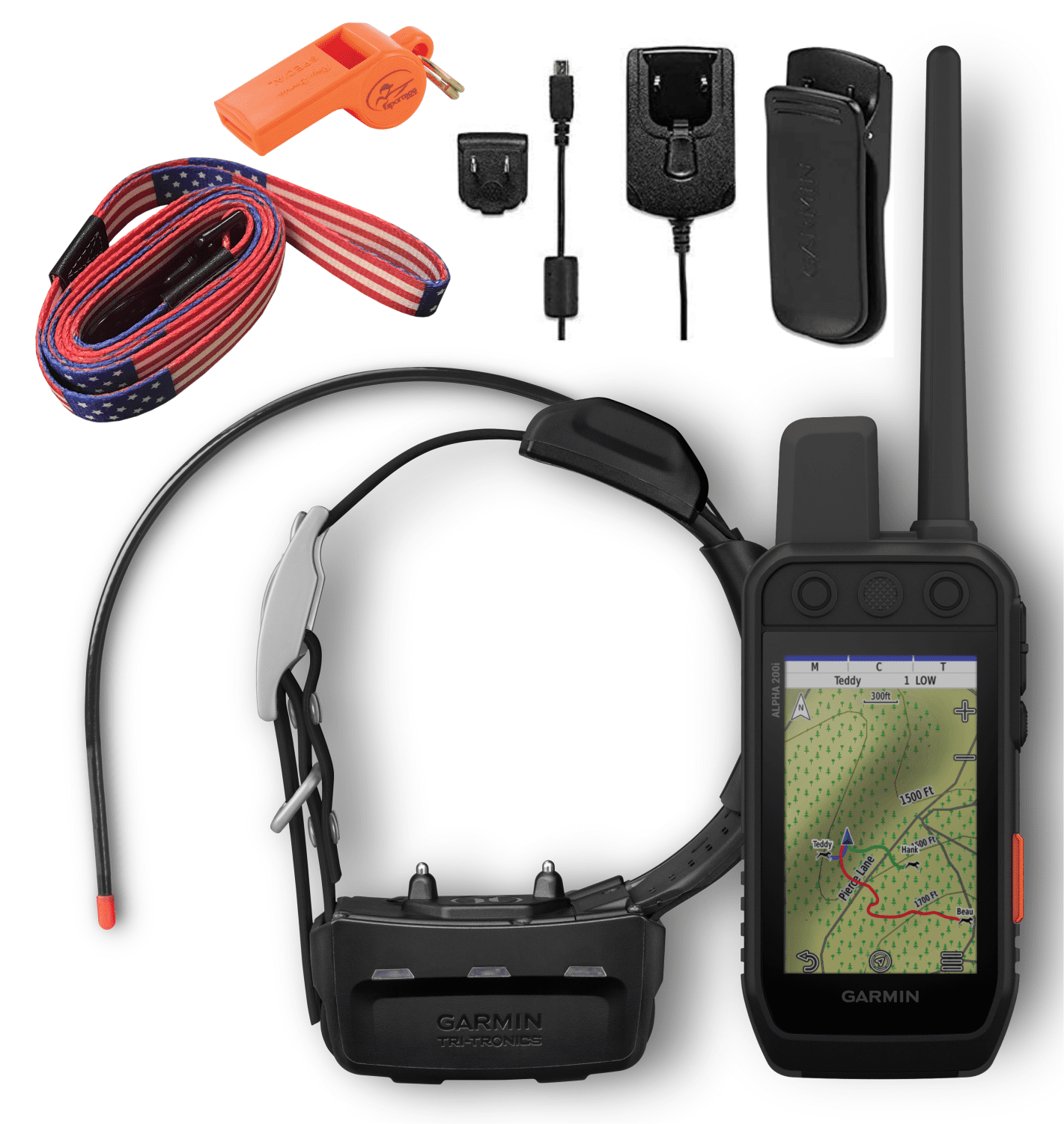Garmin Alpha 200i/T 5 Dog Tracking Bundle, Handheld and Collar 
