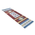 thumbnail image 5 of Rugsotic Carpets Hand Woven Kilim Area Rug, 3'x13', Multicolor, Wool, Flat Weave, Low Pile, Runner, Contemporary Design, 5 of 9
