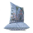 thumbnail image 2 of Mughal Paradise Indoor/Outdoor Pillow in Blue 18x18, 2 of 5