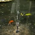 thumbnail image 2 of Fuente solar para estanque, Fuente de agua solar, Fuente de energía solar, Fuente de agua al aire libre, Baño de pájaros, Decoración solar de jardín, 4w, 2 of 5