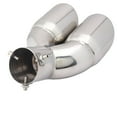 thumbnail image 4 of Tubo de escape de acero inoxidable para automóvil, silenciador de garganta de cola de automóvil con boca oblicua de 76 pulgadas, boca de cola azul a la parrilla, 4 of 4