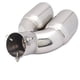 thumbnail image 3 of Tubo de escape de acero inoxidable para automóvil, silenciador de garganta de cola de automóvil con boca oblicua de 76 pulgadas, boca de cola azul a la parrilla, 3 of 4