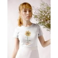 thumbnail image 2 of Hello Summer Sunflower T-Shirt Women -Jennifer Paxton Parker Designs, Female x-Large, 2 of 4