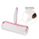 thumbnail image 3 of 190mm Adhesivo Cabello Rodillo, Manual Polvo Cabello Removedor para Ropa, Alfombra, Cama Ropa, Muebles, Rosa Unique Bargains rodillo de pelo pegajoso, 3 of 5
