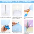 thumbnail image 2 of Kit de arco de globo de 10x9 pies con base rellenable con agua (base hexagonal de varilla de fibra negra), 2 of 7