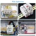 thumbnail image 2 of 8 Pcs Din Rail, 35mm Width Slotted Din Rail Iron Din Mounting Rail for Din Rail Terminal Block and Contactors, 2 of 7