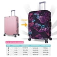 thumbnail image 6 of Kll Purple Butterfly Luggage Cover Suitcase Cover Suitcase Protector (Luggage not included)-X-Large, 6 of 8