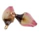 thumbnail image 5 of 2 colgantes de flores secas de resina para hacer joyas con forma de pendientes. rosado, 5 of 9