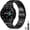 Black, variant on BANDOVA Stainless Steel Band for Samsung Galaxy Watch 7/6/5/4, Men Women Metal Link Strap with Tool, Gold(20MM)