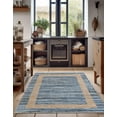 thumbnail image 4 of Unique Loom Chindi Jute Collection Area Rug (2' 7" x 10' Runner Natural/Ivory), 4 of 7